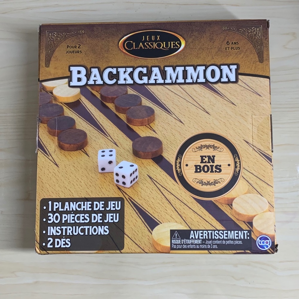 TCG Toys Backgammon Set - NWOT